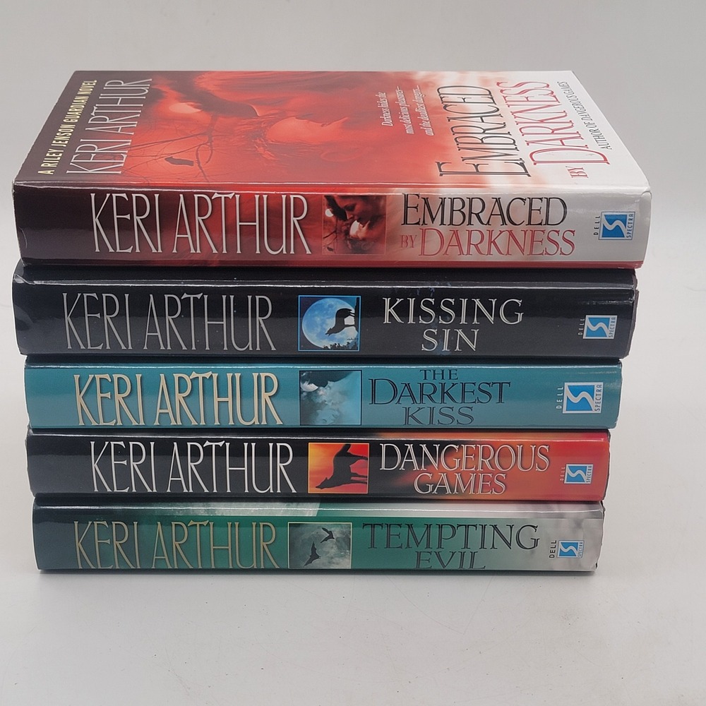 Keri Arthur Riley Jenson Guardian Books 2-6 HC 5 Book Lot BCE Dust Jackets